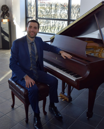 William Bennett Sitting at the PIANO